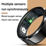 New R6 Smart Ring Heart Rate Blood Oxygen Sleep Monitoring Tracking Ring IP68 Waterproof Health